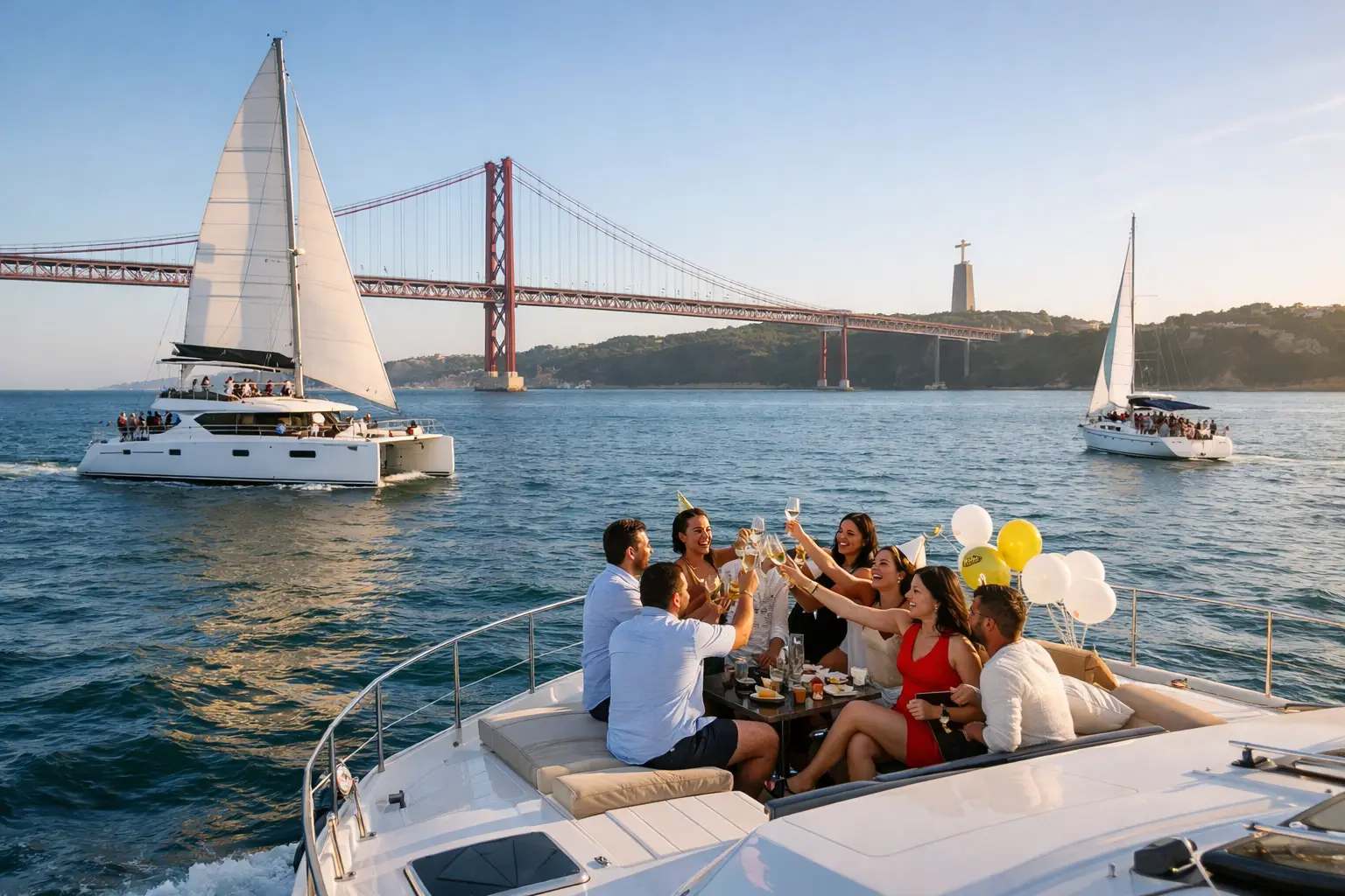 Birthday Party Boat Rental Lisbon for Big Moments