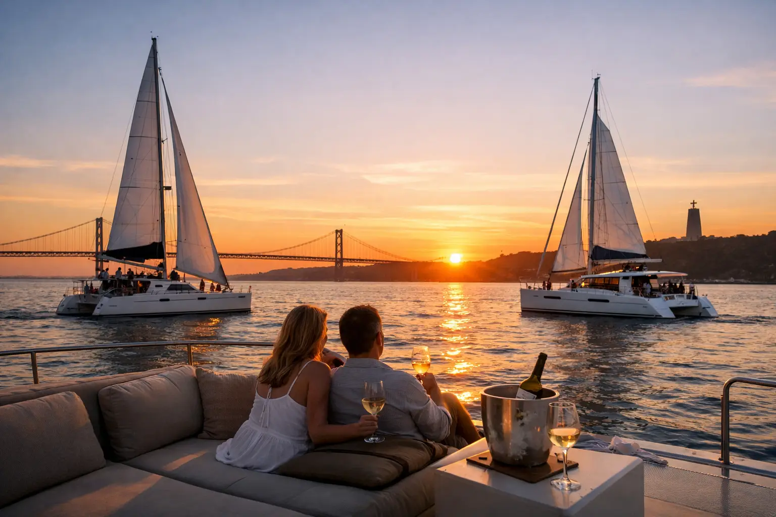 Lisbon Wine Cruise for an Unforgettable Sunset