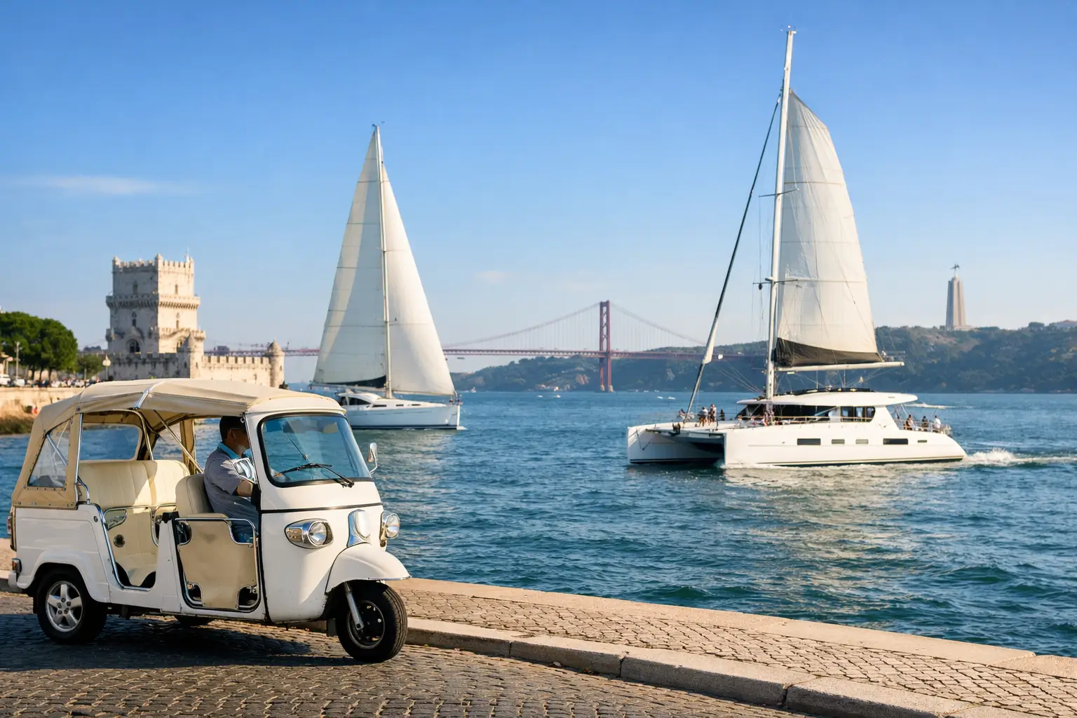 TukTuk and Sailboat Tour Lisbon, Made Memorable