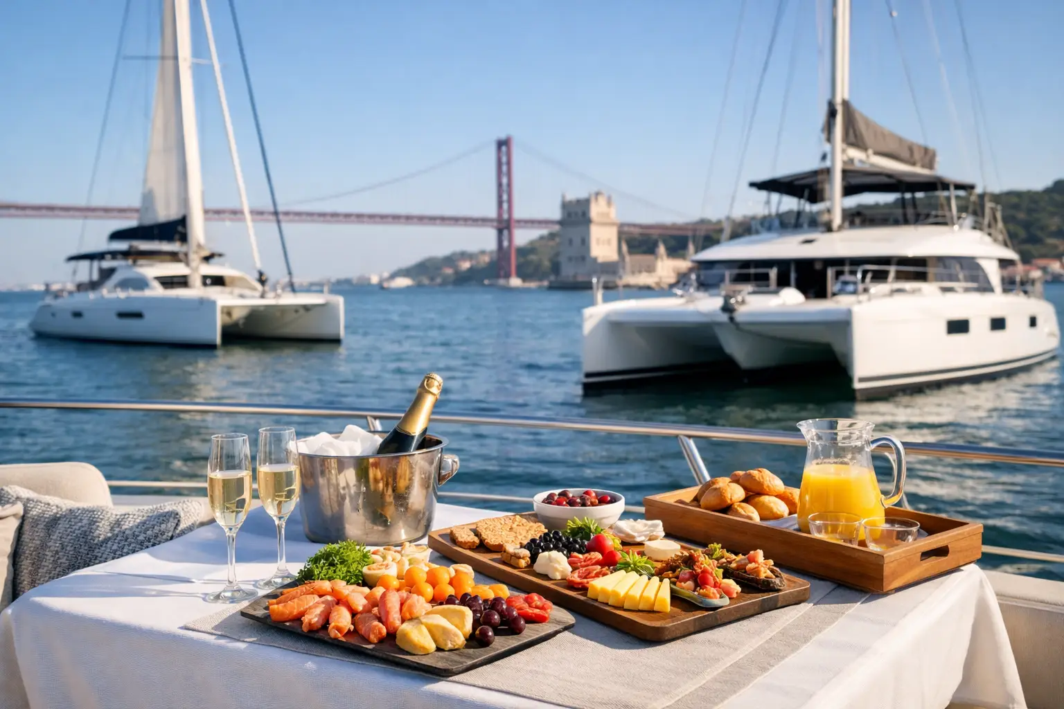 How to Arrange Onboard Catering in Lisbon