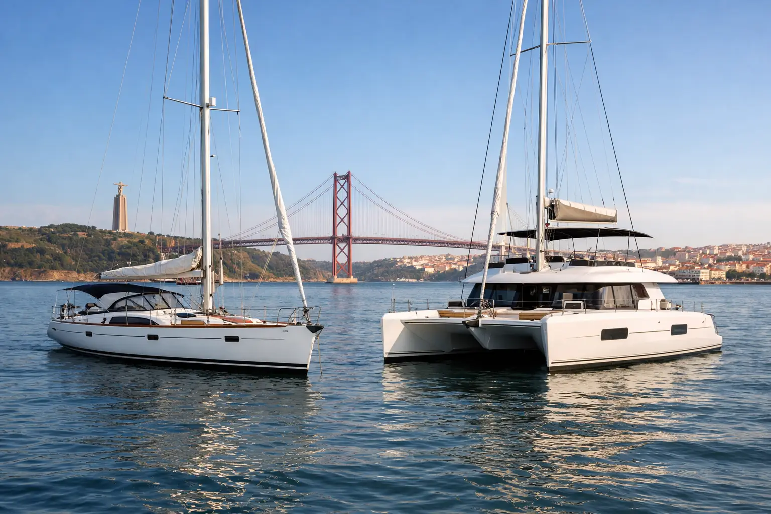 Sailboat Versus Catamaran Comfort in Lisbon