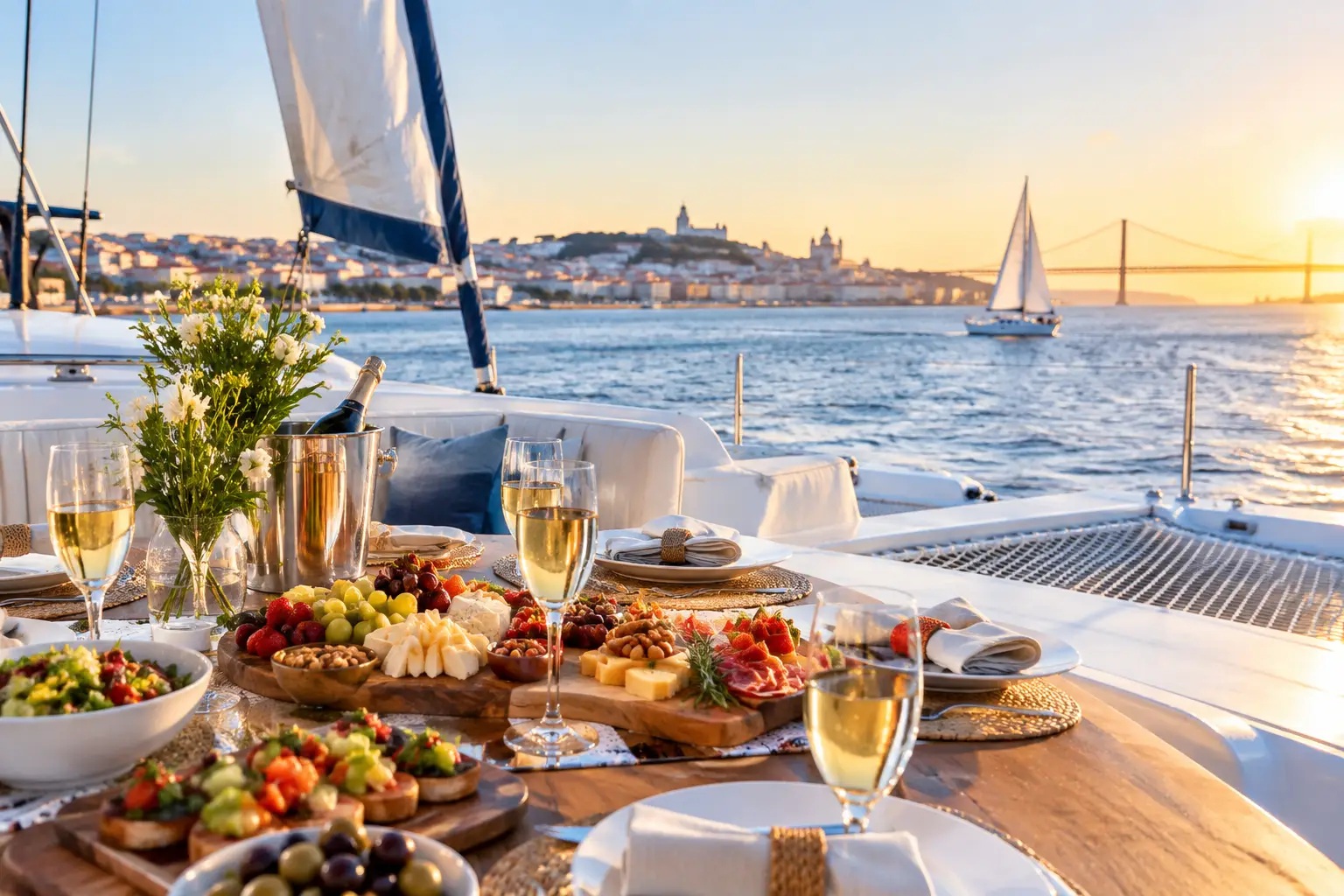 Boat Catering for a Remarkable Lisbon Cruise