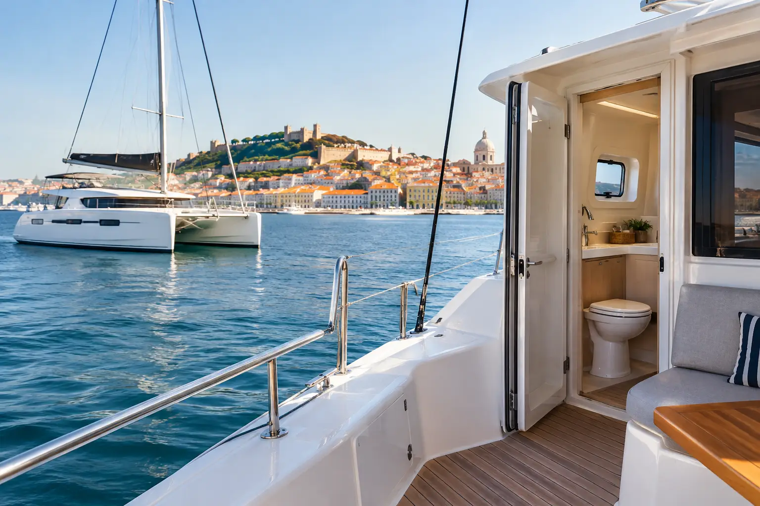 Boat Toilet Availability: What to Expect in Lisbon